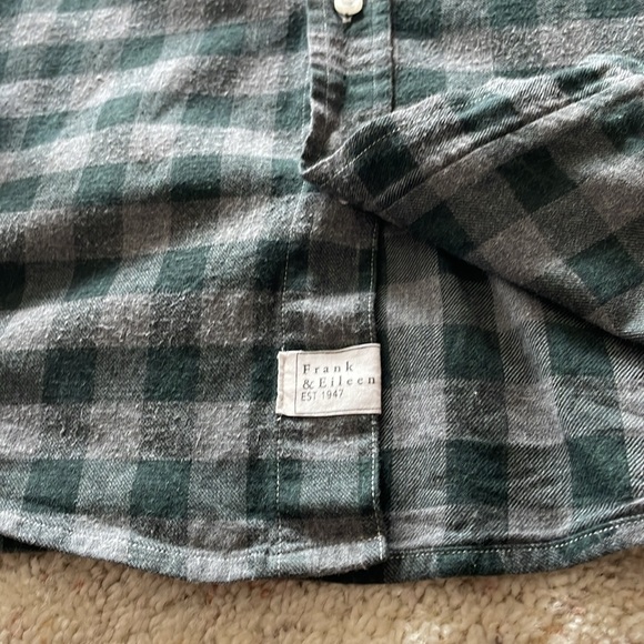 FRANK & EILEEN Barry Flannel Shirt sz S - Picture 8 of 14